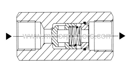 Check valve type S8