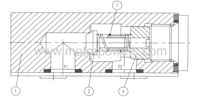 Check valve type RVP6