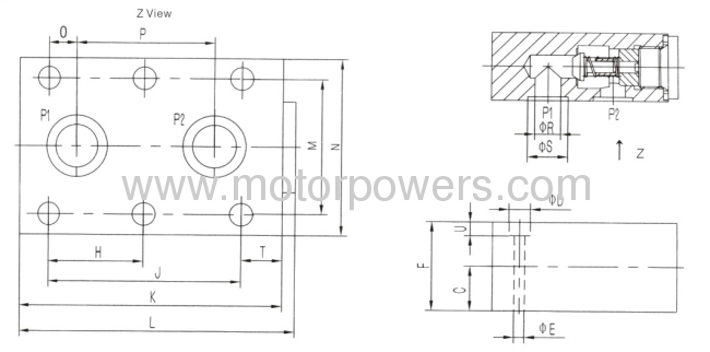 Check valve type RVP6