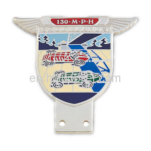 Around metal hard enamel lapel pin/die cast badge