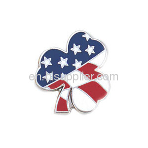 fashion hard enamel lapel pin badge