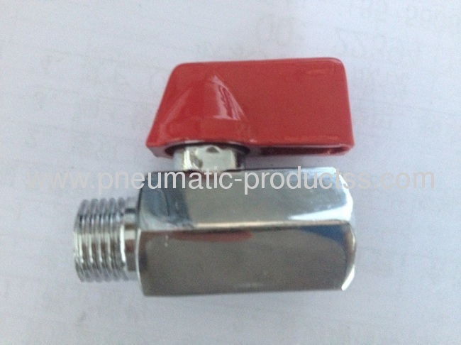 Brass Mini Ball Valve one piece valve