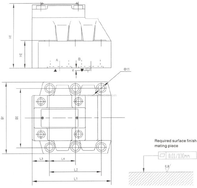 Check valve with threaded connection