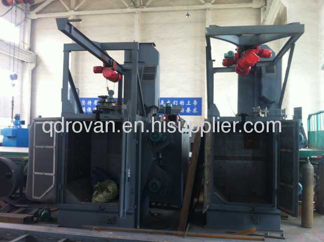 1 Q37 QT37 high quality hanger type sand blasting machine