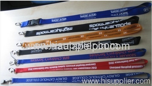 polyester custom printed lanyards