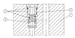 Check valve sandwich plate 