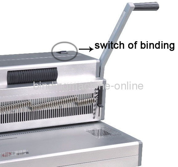 14 Inch Paper Size Manual Coil Binding Machine