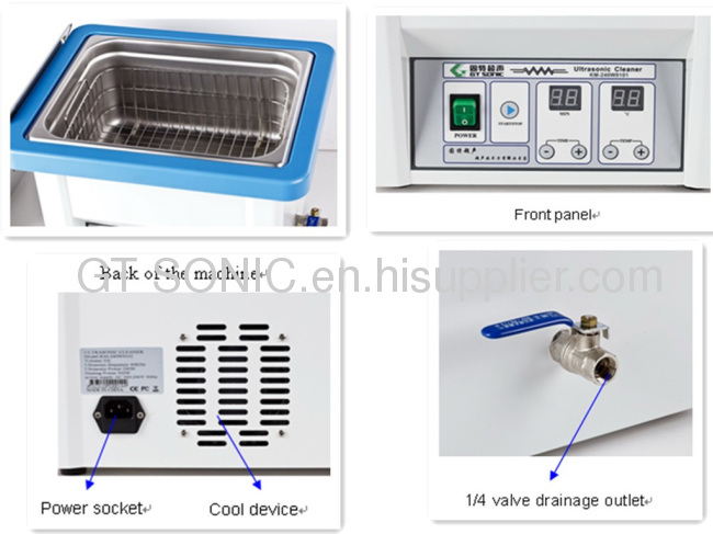 GT SONIC 10L heated surgical instruments ultrasonic cleaners