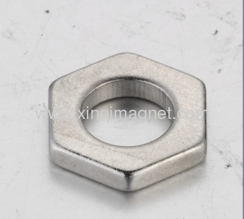 NdFeB magnet Pentagon with a hole centrally
