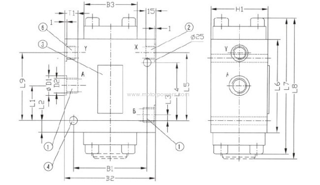 Pilot operated check valve type SV/SL...30B