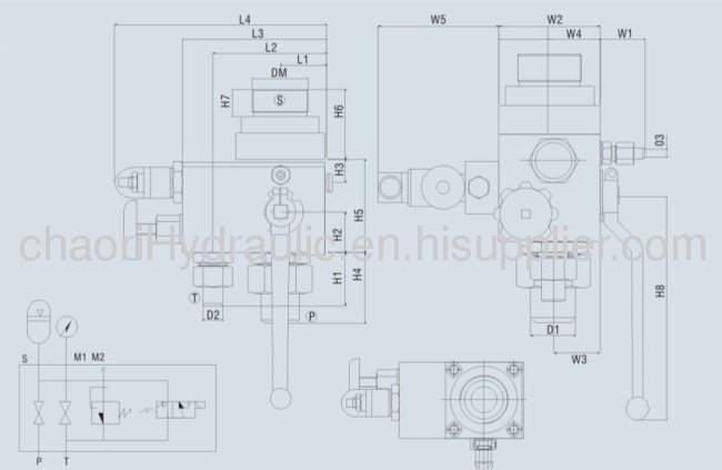 AJ series control valve for accumulator