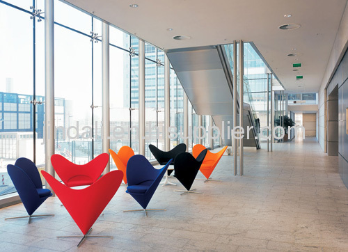 Verner Panton Heart Cone chair, living room chair, fabric chair, leisure chair, chair