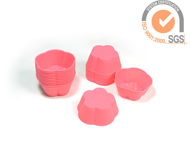 Food safe silicone baking ware cup cake molds muffin cake molds