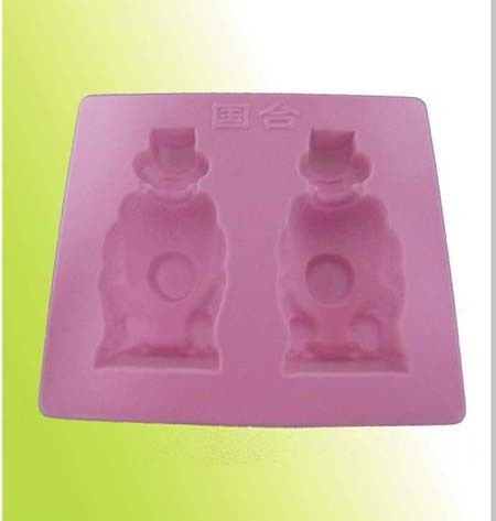 Plastic Vacuum forming flocking blister packaging tray for wine