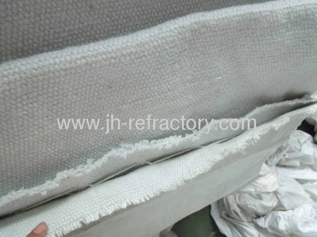 high temperature insulation double layer ceramic fiber cloth as blanket
