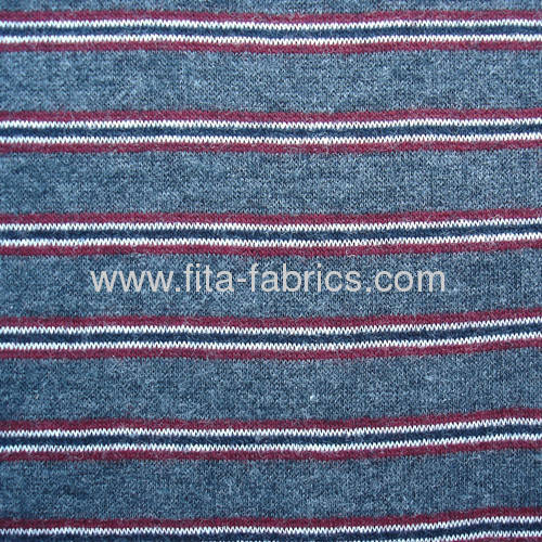 Interlocking fabric blended of wool/nylon/cotton