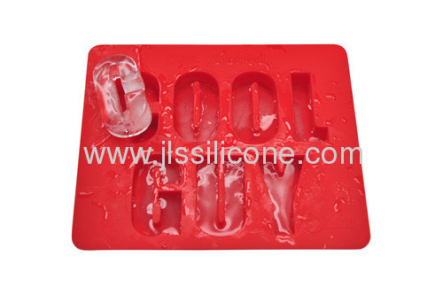 Letter shape ice cube tray with FDA/LFGB certificates