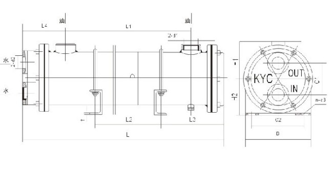 Heat Exchanger training water oil cooler