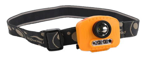 Multifunctional Head Lamp Flashlight Cree XPG LED with IR Sensor