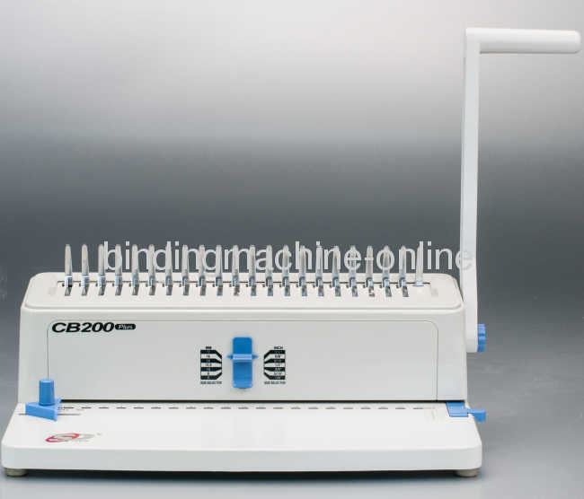 Manual Plastic Comb Binding Equipment