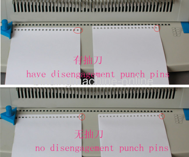 3 Selectable Punch Pins Comb Binding Equipment