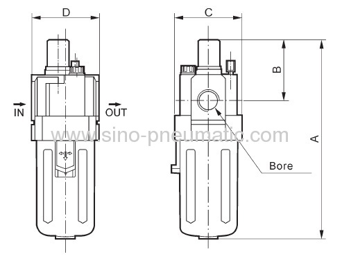 1-10Bar SMC Modular Air lubricator AL2000