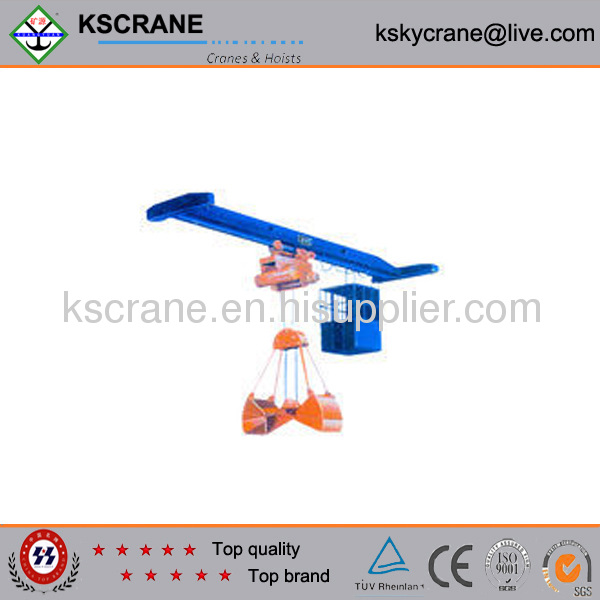 single girder grab crane 