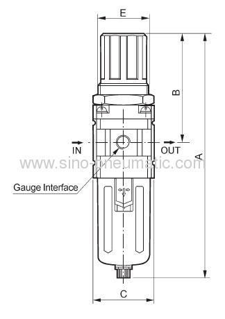 1-10Bar SMC Modular Air Filter Regulator AW2000-02