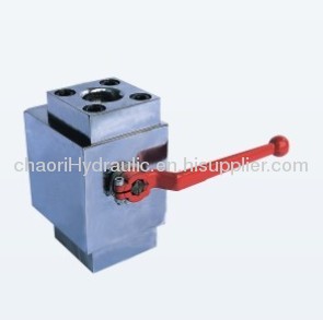 safety control valve for acumulator