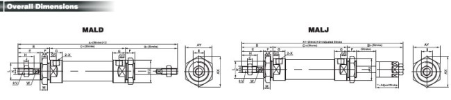 Mini Aluminum Alloy Cylinder