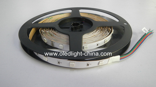 7.2W DC12V 30pcs per meter SMD5050 RGB LED strip light tape