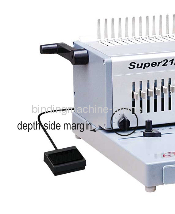 Heavy Duty Alloy Electric Plastic Ring Binding Machine