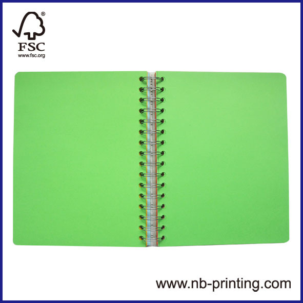 PVC/PPSpiral notebook with hanging drop
