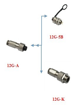 Metal IP67 waterproof cable plug