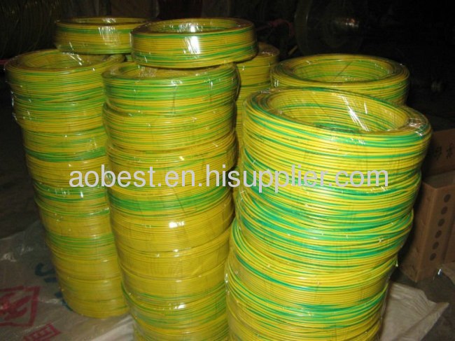 Electric wire Green/Yellow Earth Building Cable 6mm 