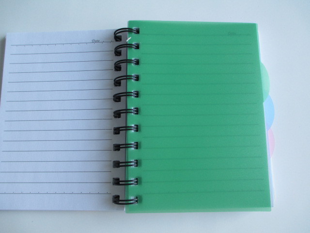 A6 bound spiral notebook