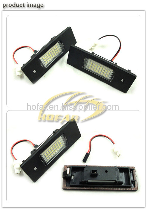 LED License Plate Light for BMW E81 E87 E63 E64 E85 E86