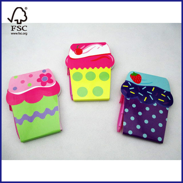 Mini colorful notebook with magic