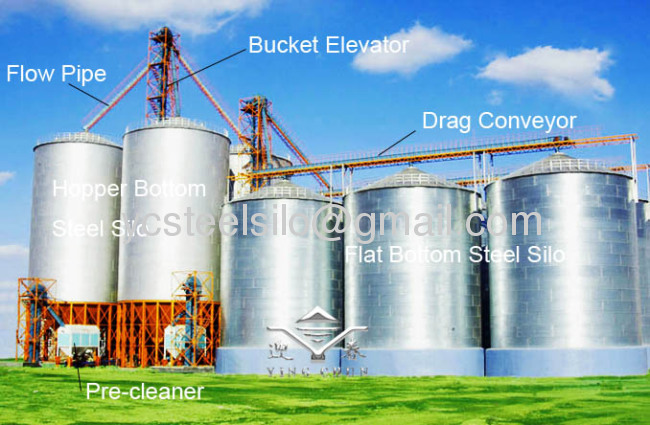 Flat Bottom Steel Silos