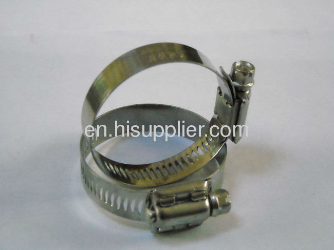 6 stainless steel hose clamps