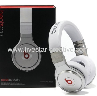 2013 New Beats Package Noise Cancelling Beats Pro Strong Bass Sound Headphones White