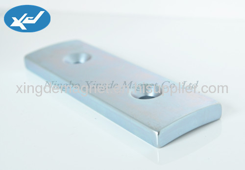 N42 Neodymium magnet block with countersunk