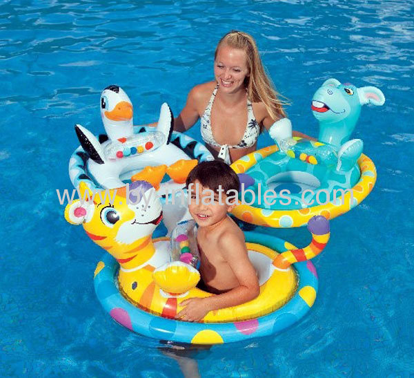 Rabbit shape inflatable swim seat