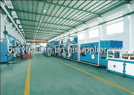 Full-servo control Horizontal Panty Liner Production Line with CE certificate
