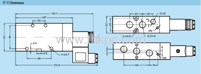 Festo 5/2 way tiger solenoid valves/Pneumatic valves