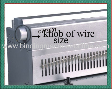 2:1 Double Loop Wire Binding Machine