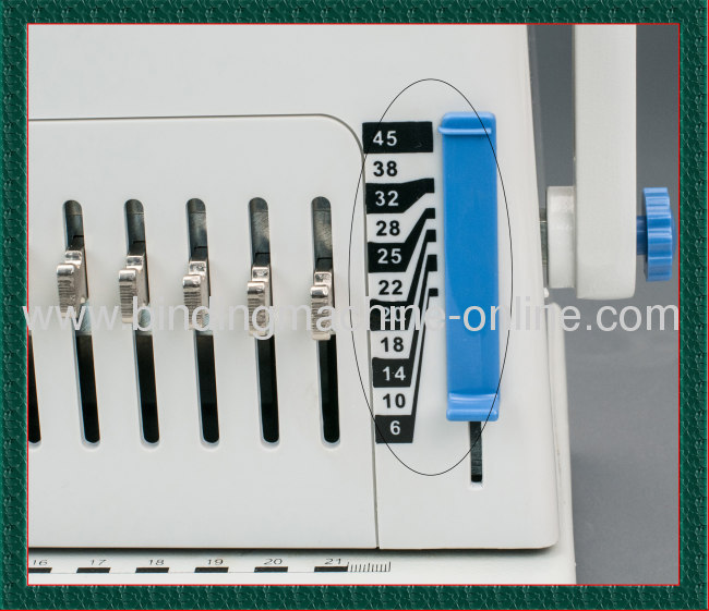 Desktop Manual Plastic Ring Binding Machine