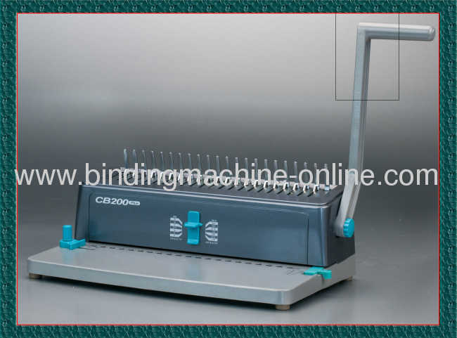 A4 Paper Size Light weight Comb Binding Machine