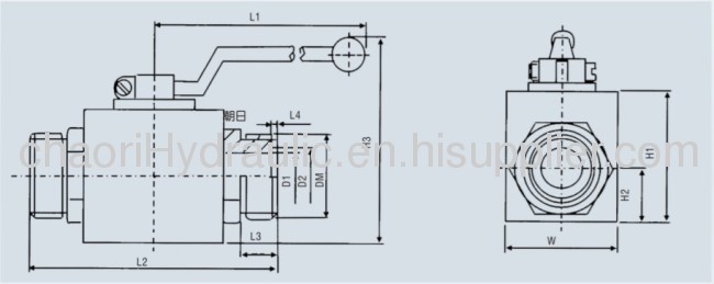 thread tyupe ball valve