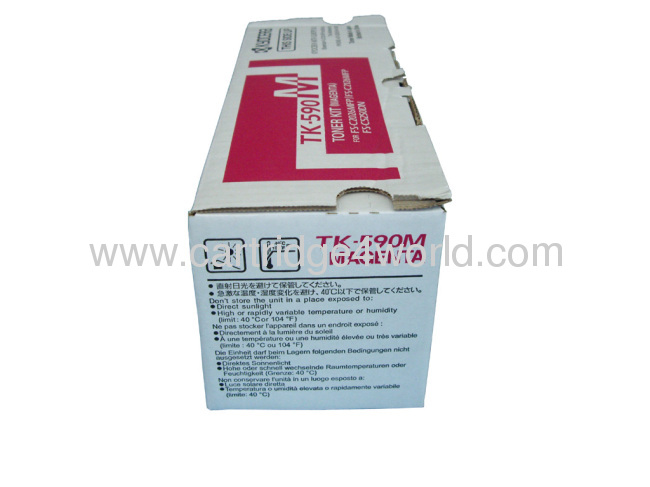 Quality and quantity assured Sophisticated technologies Kyocera TK-590 M toner kit toner cartridges